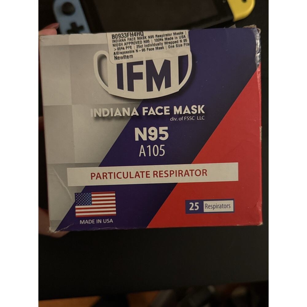 Indiana Face Respirators - 25ct